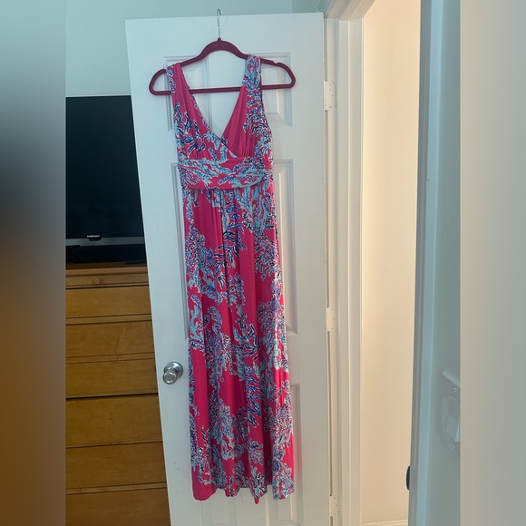 Stunning Lilly Pulitzer Maxi Drees in Capri Punk Samba! - Picture 7 of 8